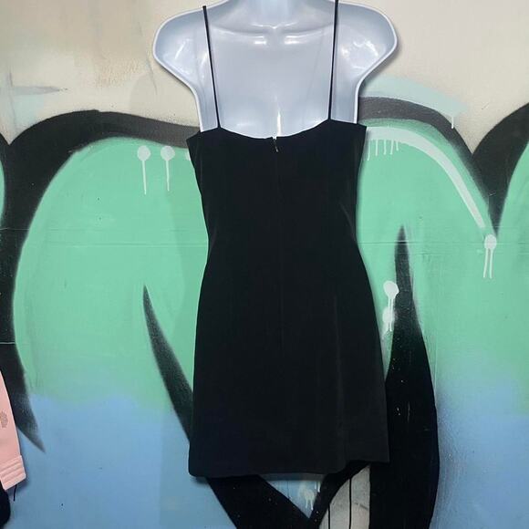 Vintage 90s colorblocked mini dress - Picture 3 of 4